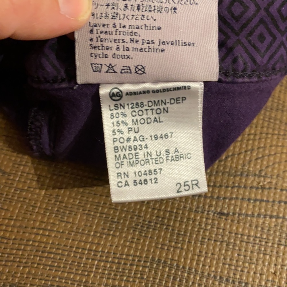 Adriano Goldschmied l Purple Jeans | Size 25 - Picture 7 of 7
